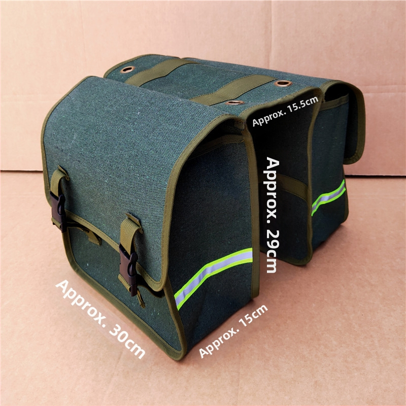 Vászonból készült hegyi kerékpár táska, 20 literes kapacitás, modell A1, vízálló és kopásálló kerékpáros szerszámtáska