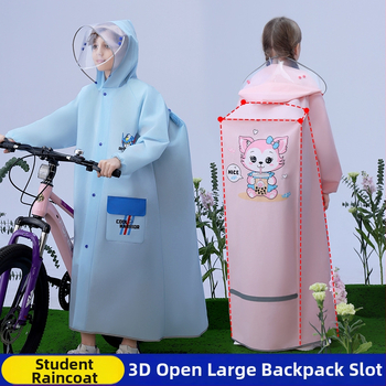 Vaikų lietaus apsiaudas su animaciniu dizainu, EVA audinys, PU vandeniui atsparus sluoksnis, daugkart naudojamas, pritaikomas