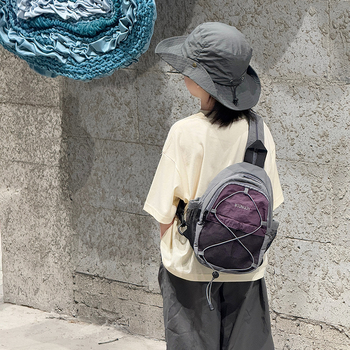 Unisex nailonist mägironnavälja jalgratta kott, kerge, suur maht, rinnakontakti stiil, hingav ja laiendatav