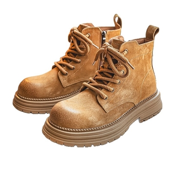 Martin saapad unisex, briti stiilis keskmise kõrgusega, pealmine materjal esimesest sea nahast, ümmarguse varbakujul, kummist talla, külgtõmblukk