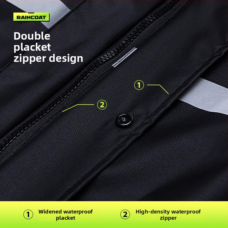 Motociklo lietaus pončas suaugusiems – sunkus lietaus apsauga, vienam asmeniui, logotipo spauda galima, Chun Yafang audinys, PU klijai atsparūs vandeniui