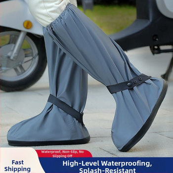 Vīriešu lietus kurpju pārvalki, PU materiāls, ūdensnecaurlaidīgi, izturīgi pret nodilumu, pretslīdoši, velosipēdu braukšanai
