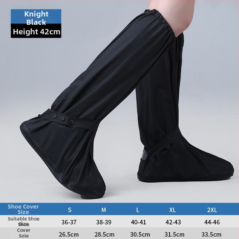 Vīriešu lietus kurpju pārvalki, PU materiāls, ūdensnecaurlaidīgi, izturīgi pret nodilumu, pretslīdoši, velosipēdu braukšanai