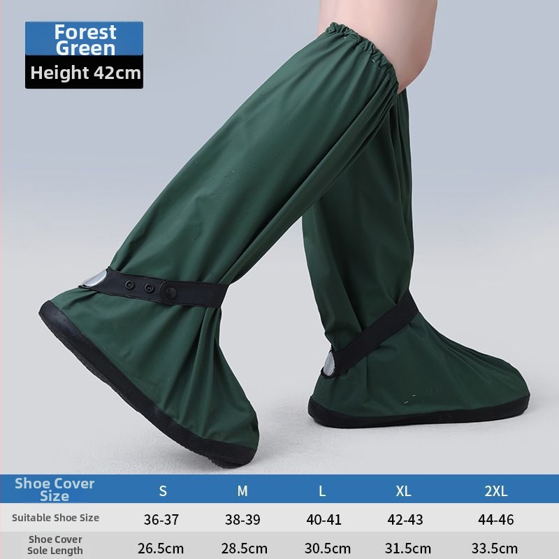 Vīriešu lietus kurpju pārvalki, PU materiāls, ūdensnecaurlaidīgi, izturīgi pret nodilumu, pretslīdoši, velosipēdu braukšanai