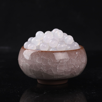 Mărgele libere din agat alb natural pentru bijuterii DIY – mărgele, netratate, stil simplu