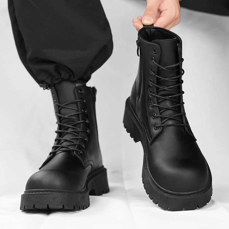 Meeste Martin saapad sisemise kõrgendusega, mikrofiibernahk pealne, kummist tald, veekindlad, libisemisvastased