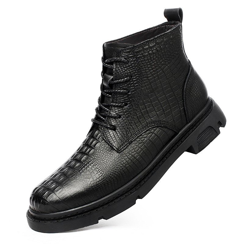 Martin bateliai vyrams su gumine padas, apvali nosis, anti-slip, laisvalaikio stilius