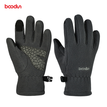 Dječje biciklističke rukavice od polar fleecea, tople i otporne na vjetar, kompatibilne s dodirnim zaslonom, brenda Boodun