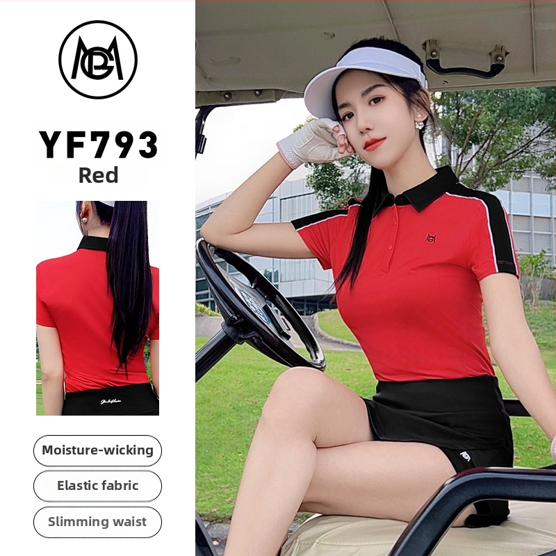 pgm Golfa polo krekls sievietēm no kokvilnas un poliestera maisījuma (92% poliestera), vasara