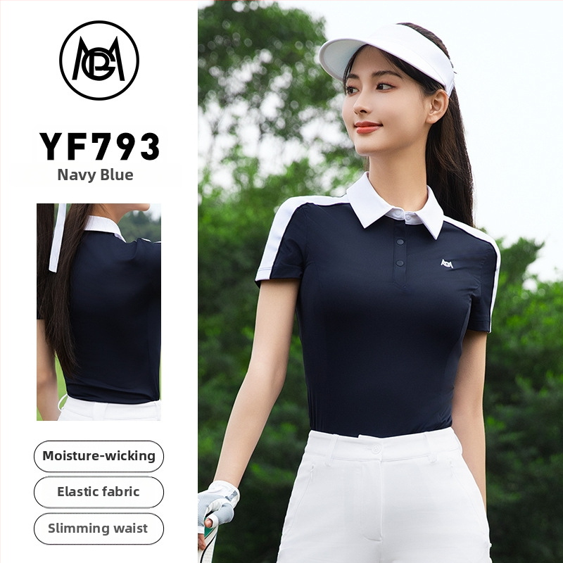 pgm Golfa polo krekls sievietēm no kokvilnas un poliestera maisījuma (92% poliestera), vasara