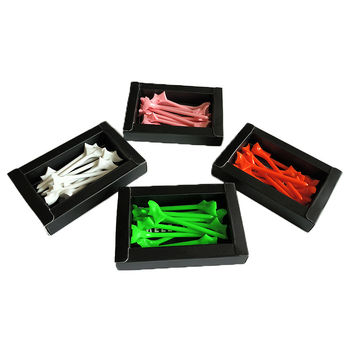 MELELINKS Държач за голф топки със 10° наклонено седло, комплект от 10 пластмасови части