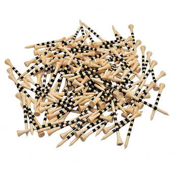 Голф дървен штифт от марката wosofe, с отпечатано лого, персонализируем, лицензирана частна марка