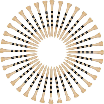 Голф дървен штифт от марката wosofe, с отпечатано лого, персонализируем, лицензирана частна марка