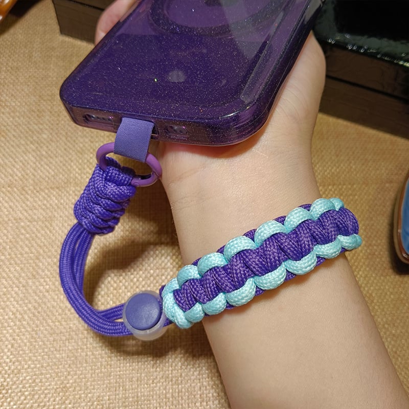 Κορδόνι για κινητό - unisex, πολυεστερική χορδή, μεταλλική αγκράφα, χειροποίητο, Yufutong