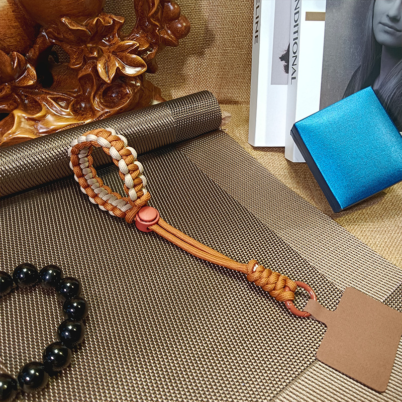 Κορδόνι για κινητό - unisex, πολυεστερική χορδή, μεταλλική αγκράφα, χειροποίητο, Yufutong