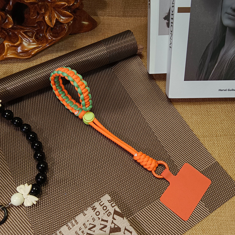 Κορδόνι για κινητό - unisex, πολυεστερική χορδή, μεταλλική αγκράφα, χειροποίητο, Yufutong