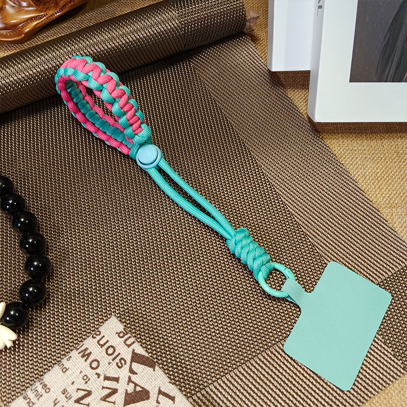 Κορδόνι για κινητό - unisex, πολυεστερική χορδή, μεταλλική αγκράφα, χειροποίητο, Yufutong