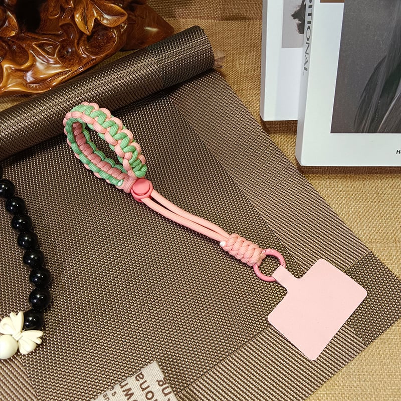 Κορδόνι για κινητό - unisex, πολυεστερική χορδή, μεταλλική αγκράφα, χειροποίητο, Yufutong