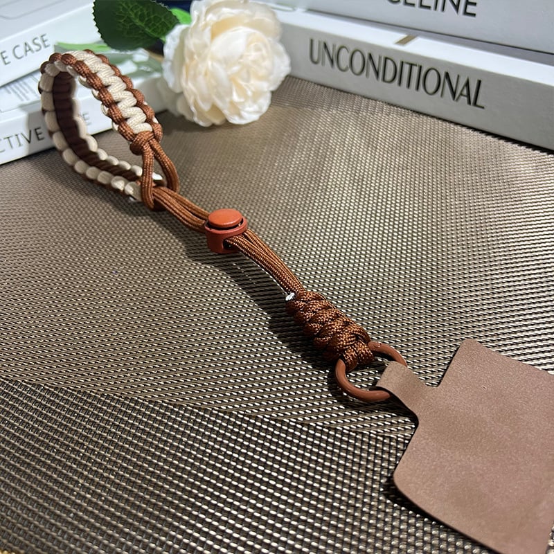 Κορδόνι για κινητό - unisex, πολυεστερική χορδή, μεταλλική αγκράφα, χειροποίητο, Yufutong