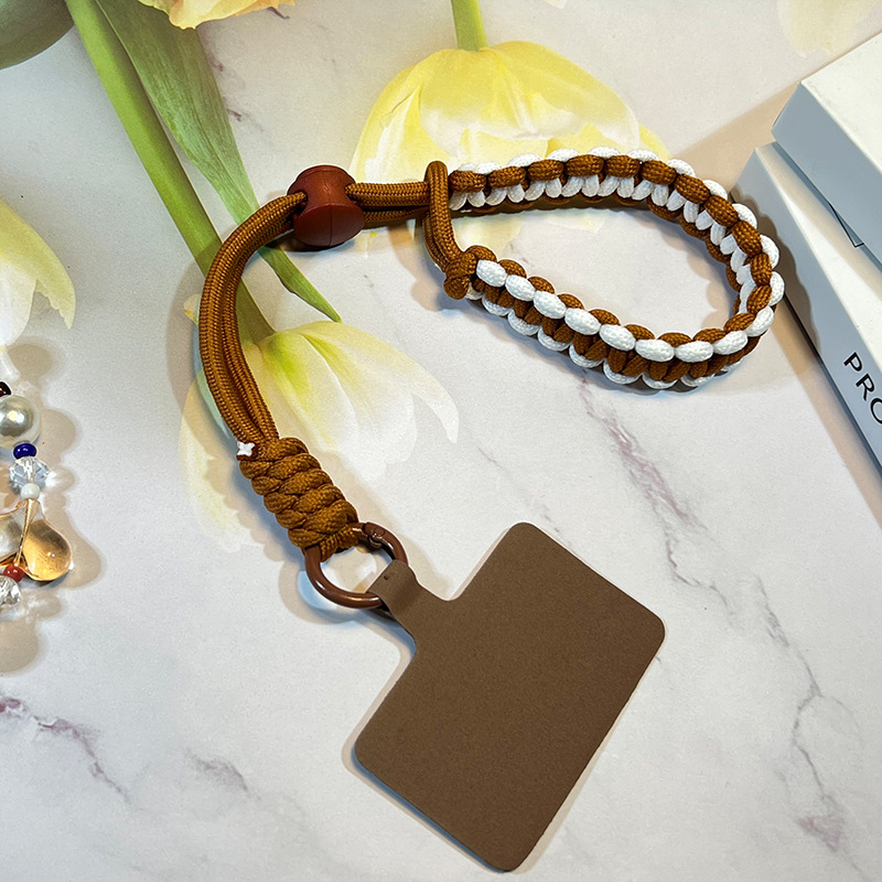 Κορδόνι για κινητό - unisex, πολυεστερική χορδή, μεταλλική αγκράφα, χειροποίητο, Yufutong