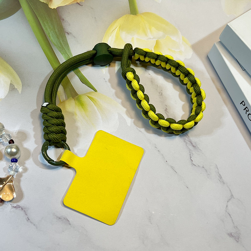 Κορδόνι για κινητό - unisex, πολυεστερική χορδή, μεταλλική αγκράφα, χειροποίητο, Yufutong