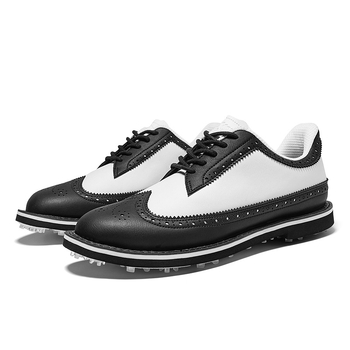 Vīriešu golfa kurpes, elpojošas, pretslīdējošas, ar zemu augšdaļu, vieglas, gumijas zole