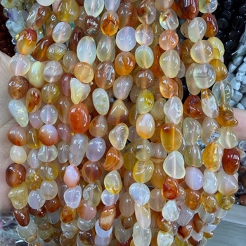 Gyöngyök – Természetes kő, rendezetlen amorf alak, csiszolás és polírozás, félkész gyöngyök