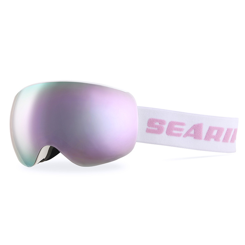 Xueyipai Ски очила против замъгляване, цилиндрични, двуслойни лещи, ветроустойчиви, защита на очите