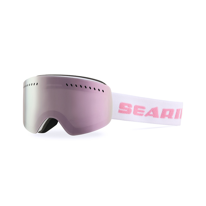 Xueyipai Ски очила против замъгляване, цилиндрични, двуслойни лещи, ветроустойчиви, защита на очите