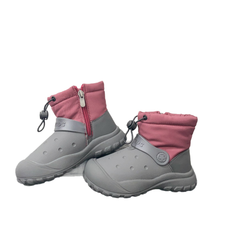 Unisex čizme za snijeg s vezanjem, zimski stil 2025, gumena potplata, gornji dio od super vlakna