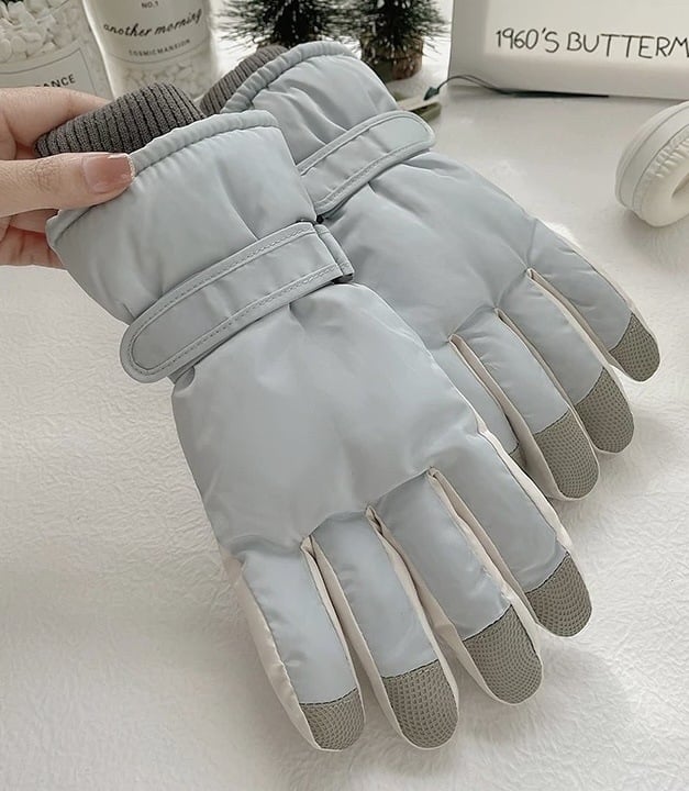 Ски ръкавици за жени, персонализируеми, Оксфорд плат, топли и антихлъзгави