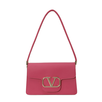 Γυναικεία crossbody τσάντα — PU δέρμα, αστικός μινιμαλισμός, οριζόντιο τετράγωνο σχήμα, με έναν ιμάντα στον ώμο