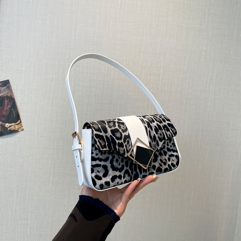 Чанта през рамо за жени — градски минималистичен стил, PU материал, хоризонтално квадратна форма, магнитно закопчаване, вътрешен джоб за телефон.