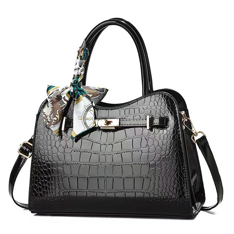 DD Τσάντα Tote – Στυλ Street Trend, Υλικό PU, Οριζόντιο Τετράγωνο Σχήμα, Κλείσιμο με Φερμουάρ, Εσωτερική Επένδυση Nylon