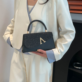 Τσάντα Crossbody, street fashion, PU, οριζόντιου τετράγωνου σχήματος, μαγνητικό κλείσιμο (Spring 2025)