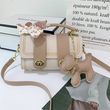 Χειροποίητη τσάντα Boston - PU υλικό, σχήμα μαξιλαριού, κλείσιμο με latch, μαλακή υφή