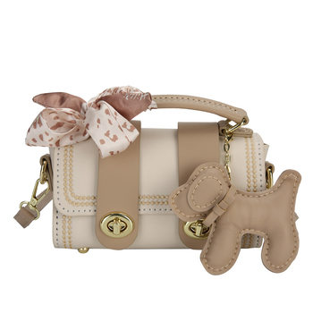 Χειροποίητη τσάντα Boston - PU υλικό, σχήμα μαξιλαριού, κλείσιμο με latch, μαλακή υφή