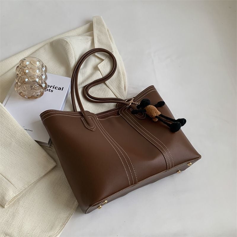 Unisex τσάντα μεταφοράς από Corduroy για καθημερινή μετακίνηση, με φερμουάρ και επένδυση PU, Χειμώνας 2025, Ταξίδια Αναψυχής