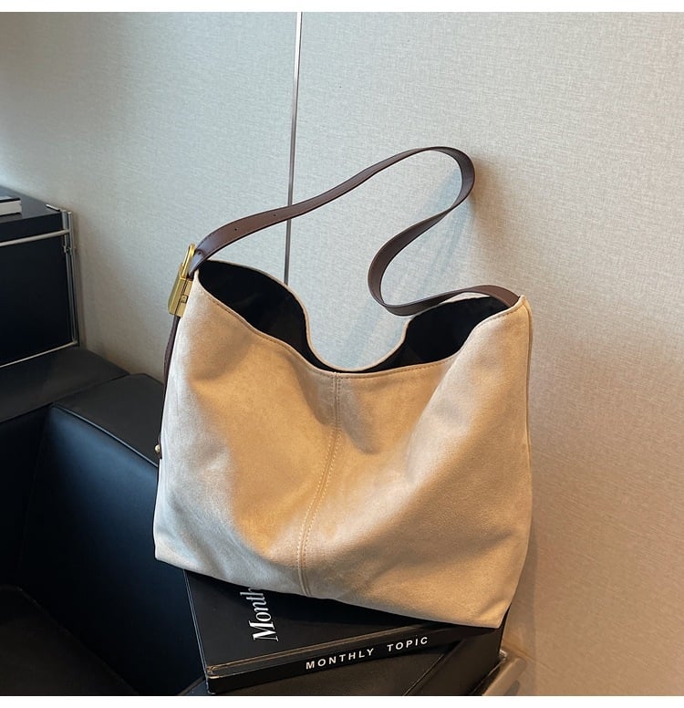Velúr Tote torba, gradski stil, magnetsko zatvaranje, poliester podstava, pretinac za telefon, oblik kade