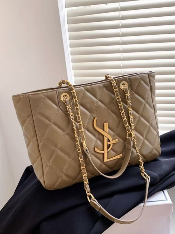 Γυναικεία PU tote τσάντα, στυλ Αστική Απλότητα, οριζόντια τετράγωνη μορφή, με φερμουάρ, πολυεστερική επένδυση (PU; Αστική Απλότητα; Οριζόντια τετράγωνη μορφή; Φερμουάρ; Πολυεστερική επένδυση)