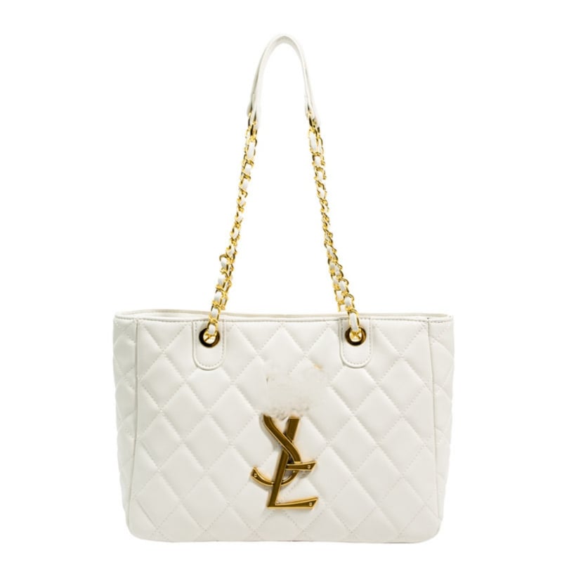 Γυναικεία PU tote τσάντα, στυλ Αστική Απλότητα, οριζόντια τετράγωνη μορφή, με φερμουάρ, πολυεστερική επένδυση (PU; Αστική Απλότητα; Οριζόντια τετράγωνη μορφή; Φερμουάρ; Πολυεστερική επένδυση)