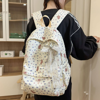 Унисекс раница от найлон, 14-инчов лаптоп, капацитет 20–35 л, презрамки с въздушна възглавница, стил свободно пътуване