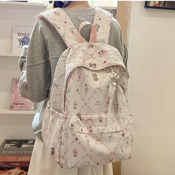 Унисекс раница от найлон, 14-инчов лаптоп, капацитет 20–35 л, презрамки с въздушна възглавница, стил свободно пътуване