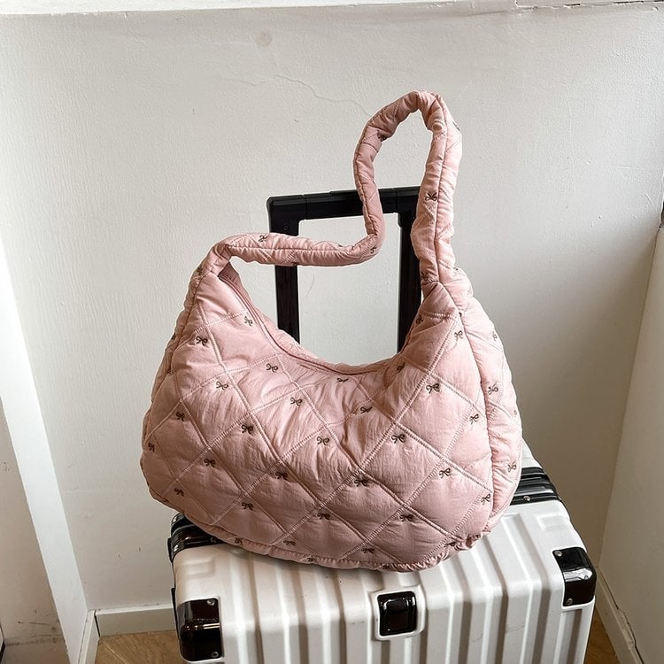 Τσάντα crossbody από πολυεστέρα με φερμουάρ, σχέδιο cloud, οριζόντιο τετράγωνο σχήμα, καπάκι, επένδυση από νάιλον, εσωτερική θήκη για κινητό, μόνο ένας ιμάντας, καθημερινή χρήση