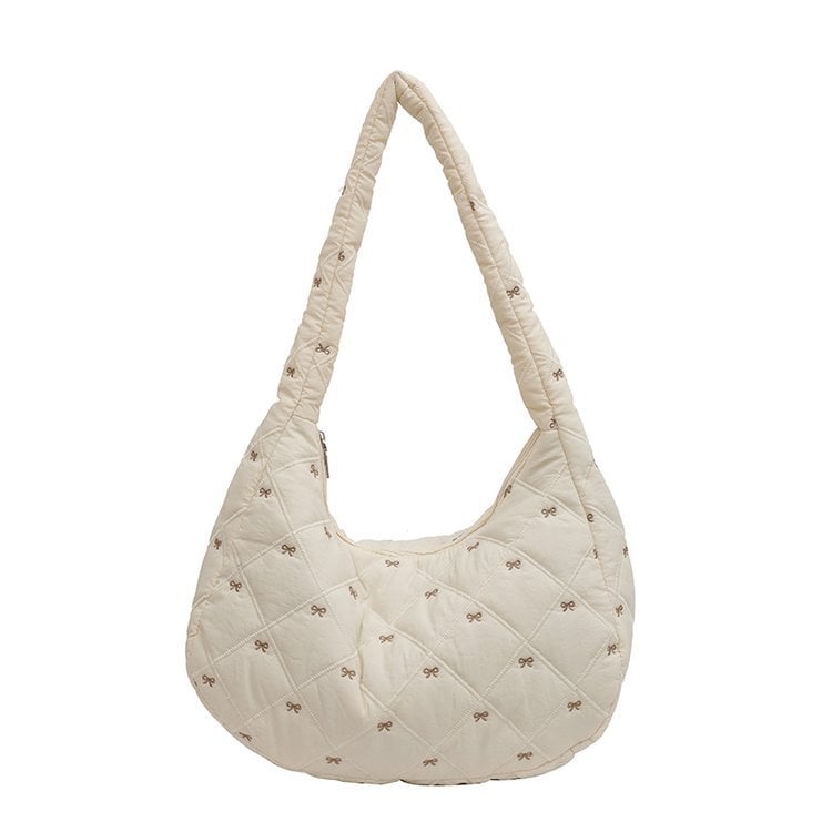 Τσάντα crossbody από πολυεστέρα με φερμουάρ, σχέδιο cloud, οριζόντιο τετράγωνο σχήμα, καπάκι, επένδυση από νάιλον, εσωτερική θήκη για κινητό, μόνο ένας ιμάντας, καθημερινή χρήση