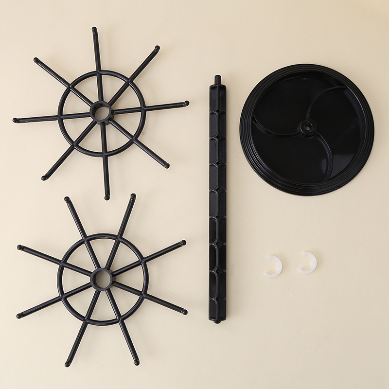 Разглобяема двупластова витрина за бижута в Nordic стил, пластмасова, инжекционно формована.