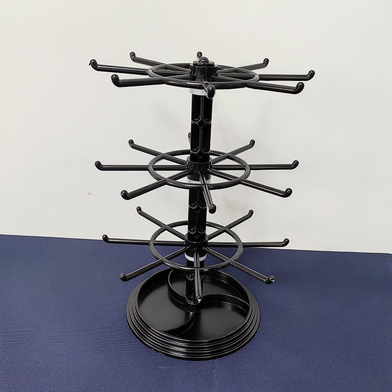 Разглобяема двупластова витрина за бижута в Nordic стил, пластмасова, инжекционно формована.