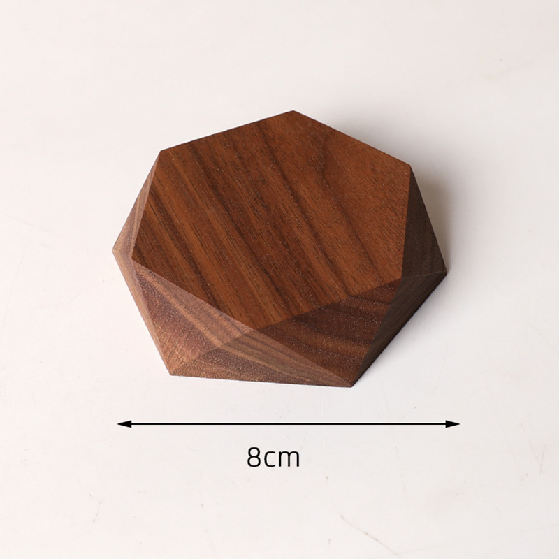 Дървен дисплей за бижута от масивно дърво, ръчна изработка, стил висока класа, едноетажен