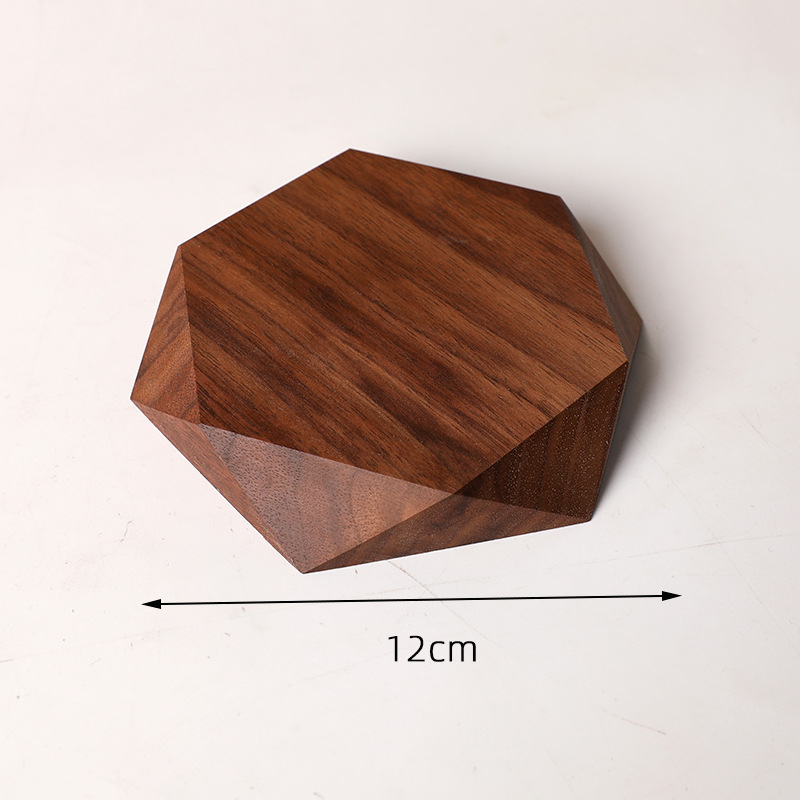 Дървен дисплей за бижута от масивно дърво, ръчна изработка, стил висока класа, едноетажен