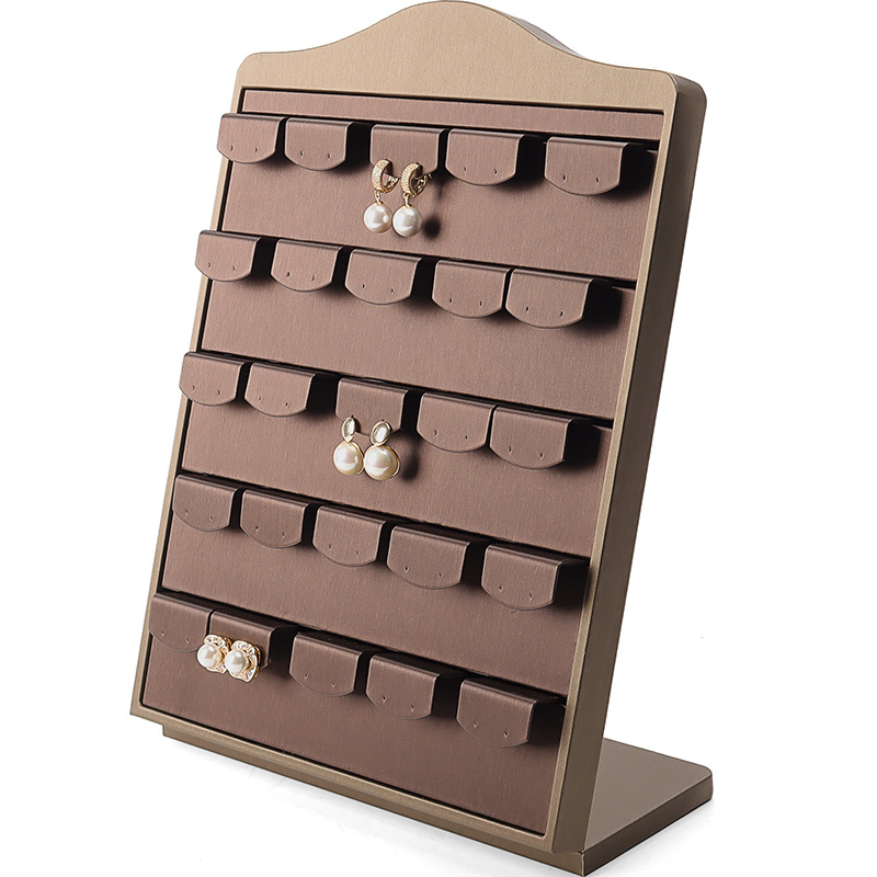 Кожен дисплей за бижута, Тип L, за обици